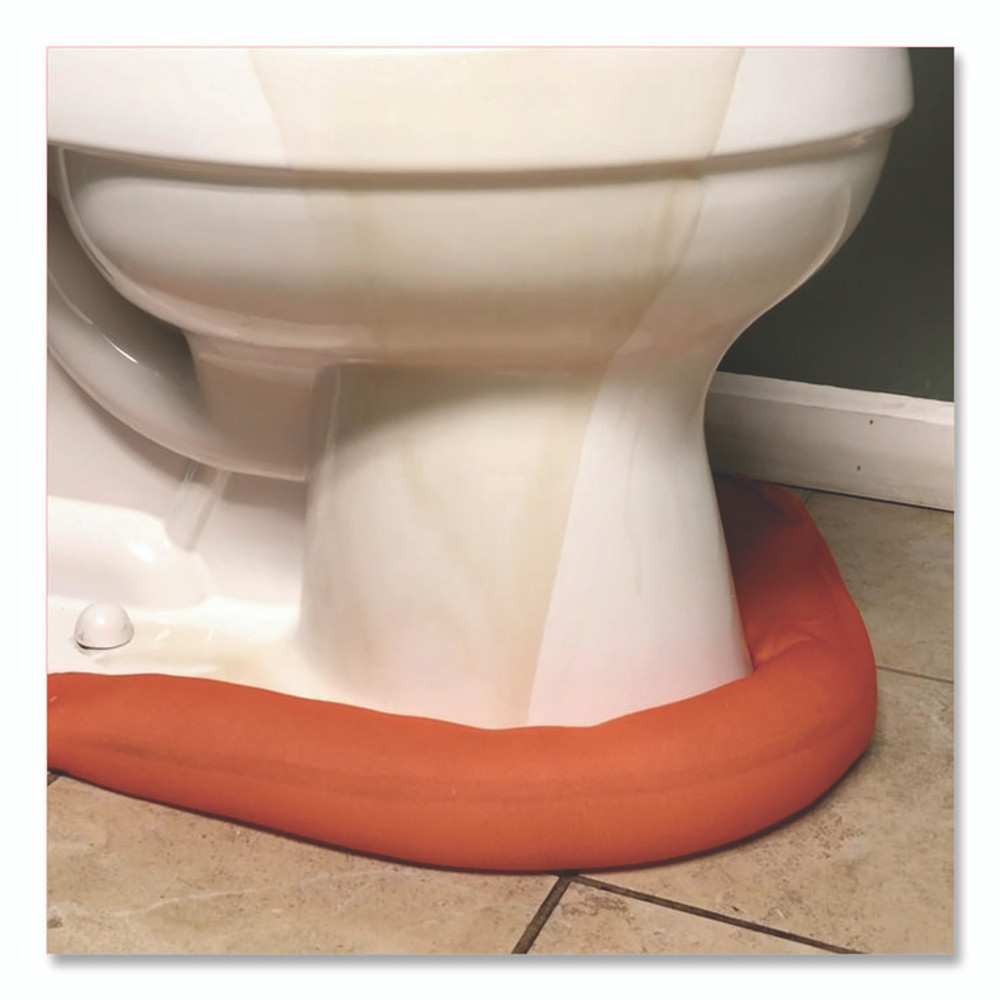 ABSORBENT SPECIALTY PRODUCTS Quick Dam WUB21012 Water Dams, 2.5" x 10 ft x 2.5", Orange, 12/Box