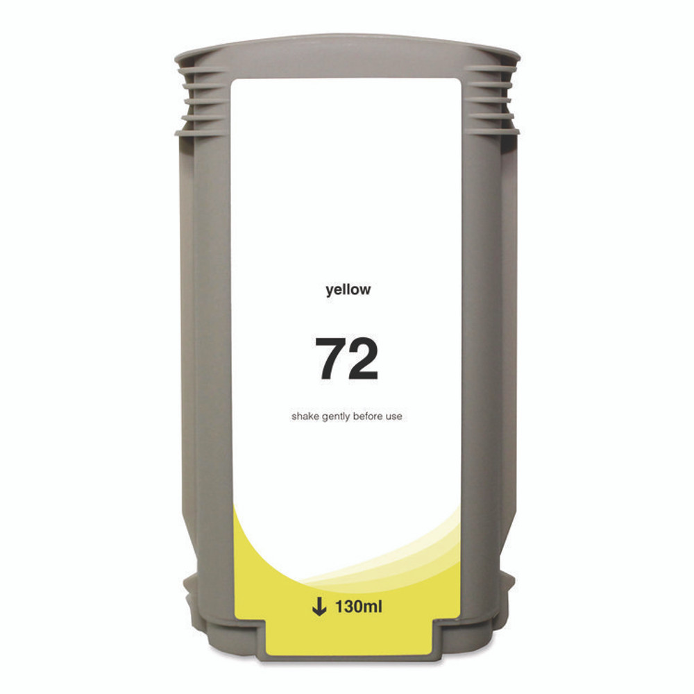CLOVER IMAGING GROUP WH72Y Remanufactured Yellow High-Yield Ink, Replacement for 72 (C9373A), 130 mL