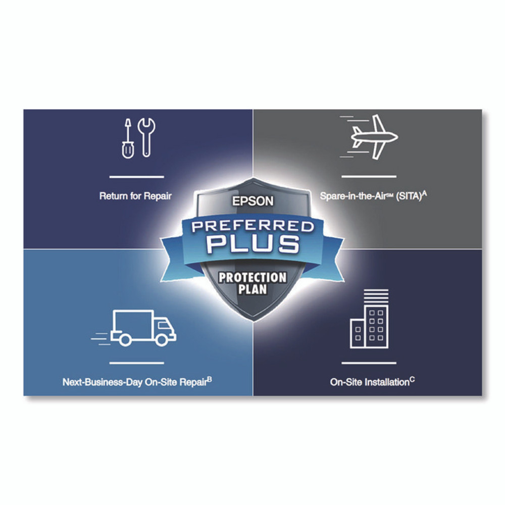 EPSON AMERICA, INC. PSS9170SS4 Four-Year Point of Purchase Preferred Plus Extended Service Plan for Epson SureColor S9170