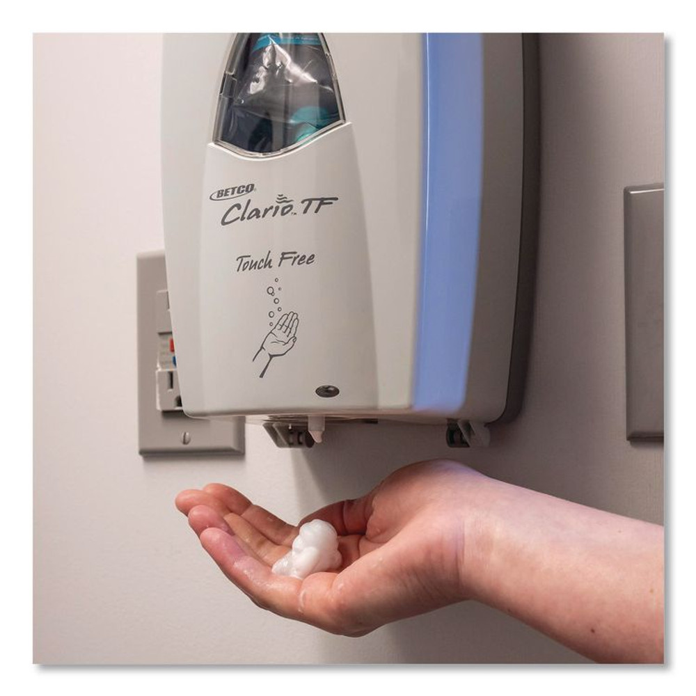BETCO CORPORATION 9186600 Clario Dispensing System Manual Foam Dispenser, 1,000 mL, 5.7 x 5 x 11.5, White, 6/Carton