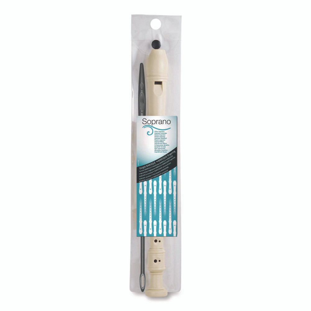 MAPED HELIX 040702 Soprano School Recorder, Plastic, Beige