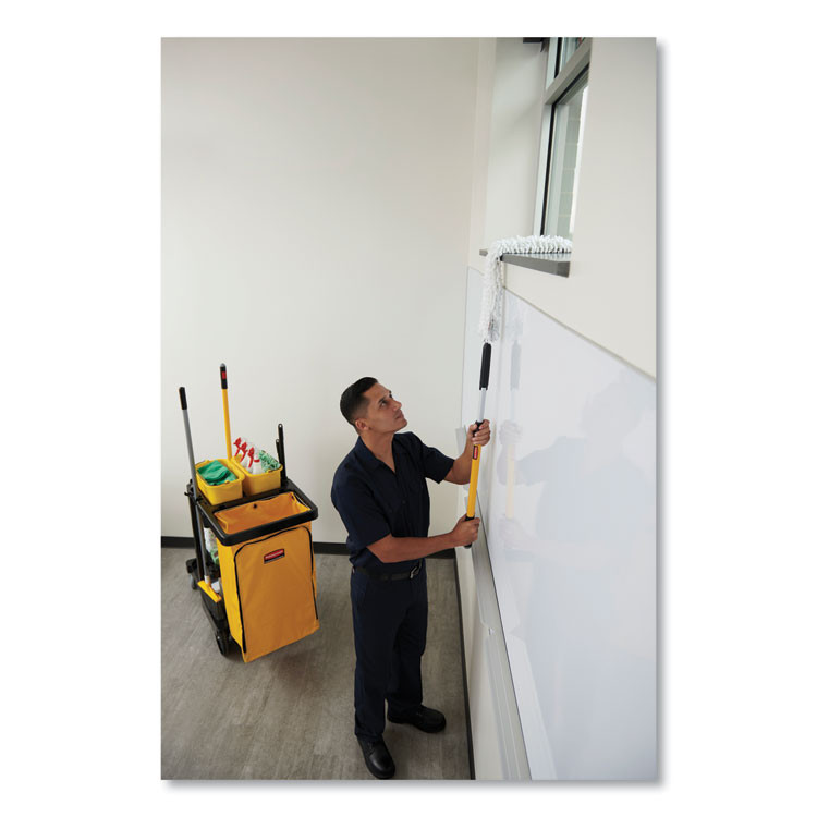 RUBBERMAID COMMERCIAL PROD. 1966720 Zippered Vinyl Cleaning Cart Bag for Rubbermaid Commercial FG6173-88, 24 gal, 6.5" x 9.13" x 17.25", Black, 4/Carton