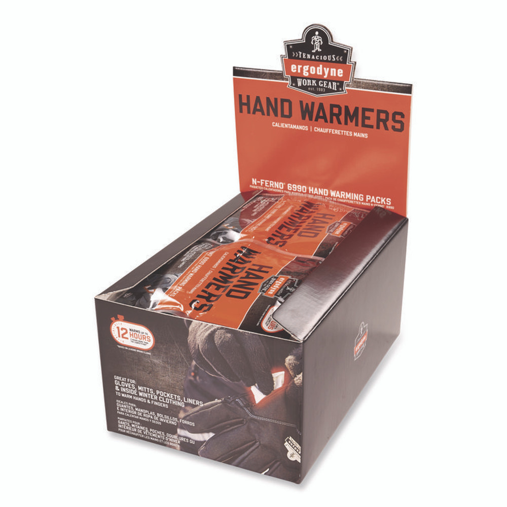 TENACIOUS HOLDINGS, INC. ergodyne® 16990 N-Ferno 6990 Hand Warming Packs, 40 Pairs, Individually Packaged