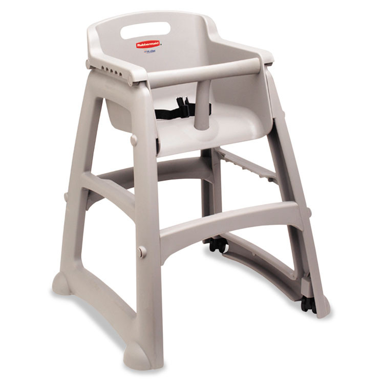 RUBBERMAID COMMERCIAL PROD. 7814-08 PLA Sturdy Chair Youth Seat, Assembly Required, Platinum
