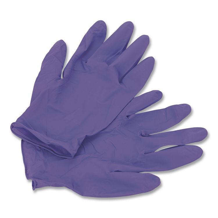 KIMBERLY-CLARK PROFESSIONAL Kimtech™ 55080CT PURPLE NITRILE Exam Gloves, Powder-Free, X-Small, 6 mil Thick, 9.5" Long, Purple, 100/Box, 10 Boxes/Carton