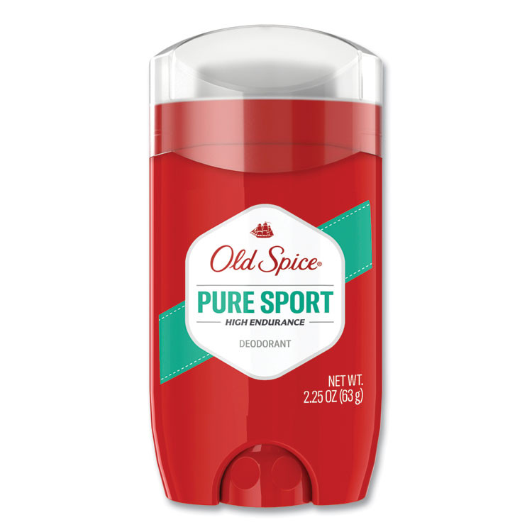 PROCTER & GAMBLE Old Spice® 03950 High Endurance Anti-Perspirant and Deodorant, Pure Sport Scent, 2.25 oz Stick, 12/Carton