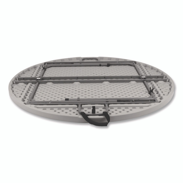 NATIONAL PUBLIC SEATING NPS® CMFIH60R Comfort Max Fold-in-Half Table, Round, 60w x 60d x 29.25h, Speckled Gray Top, Gray Base/Legs