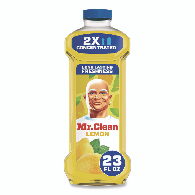 PROCTER & GAMBLE Mr. Clean® 06892 Multi-Surface Antibacterial Cleaner, Lemon Scent, 23 oz Bottle, 6/Carton