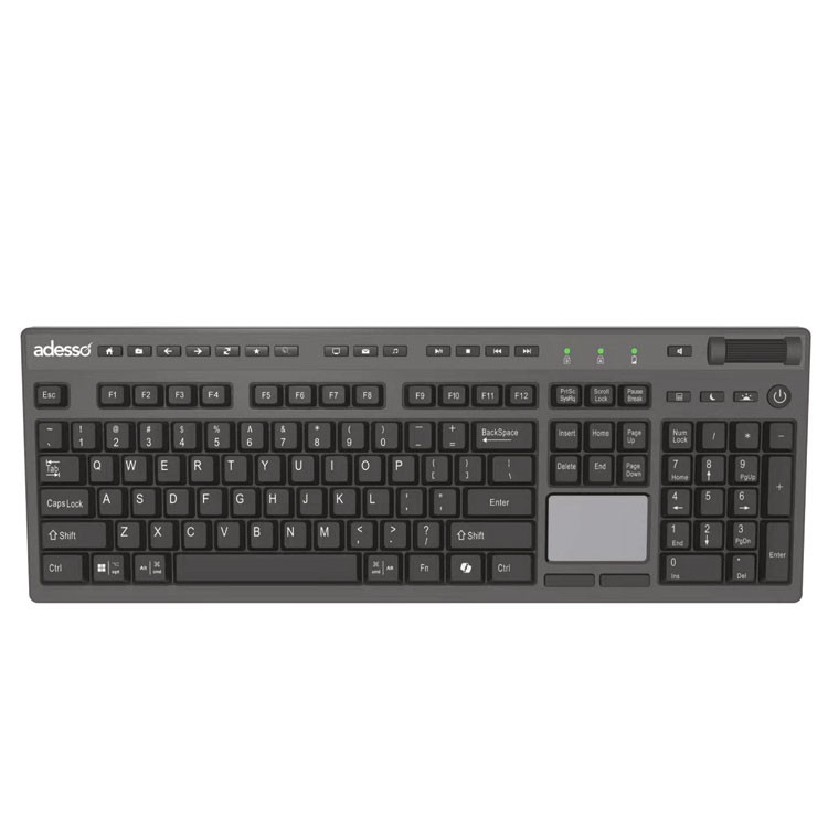 ADESSO INC WKB4450UB WKB-4450UB Keyboard, Black
