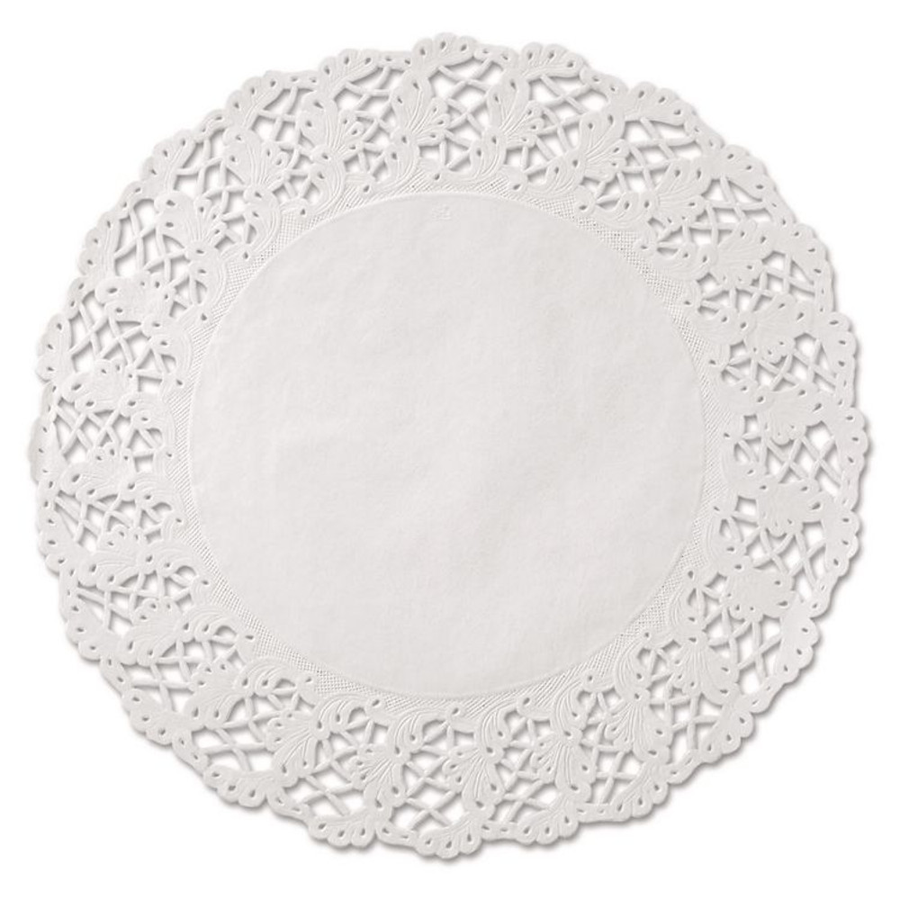 HOFFMASTER 500260 Kenmore Lace Doilies, Round, 16.5", White, 500/Carton
