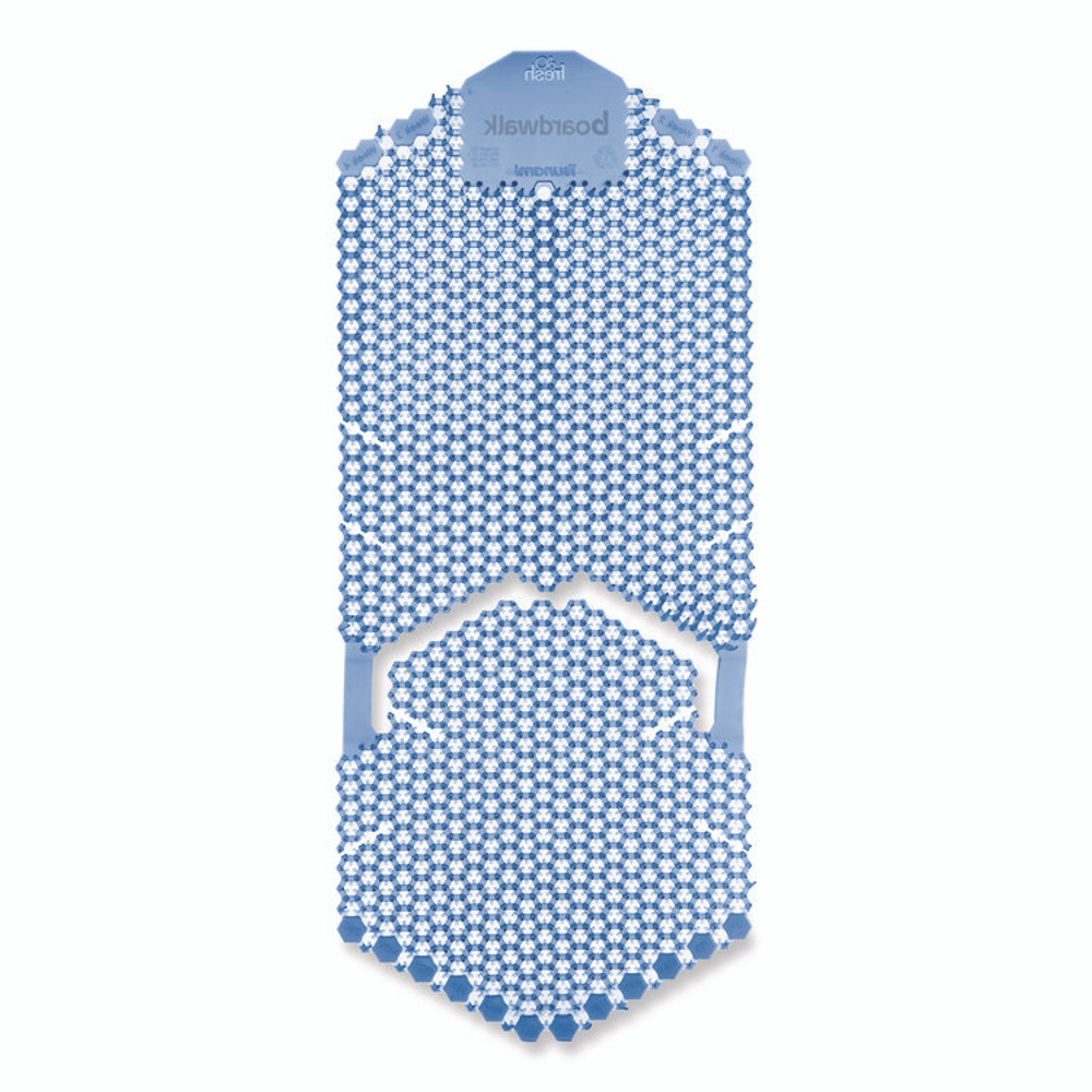BOARDWALK VERUSCL Vertical Urinal Screen, Cotton Blossom Scent, Blue, 5.22 oz, 6/Carton