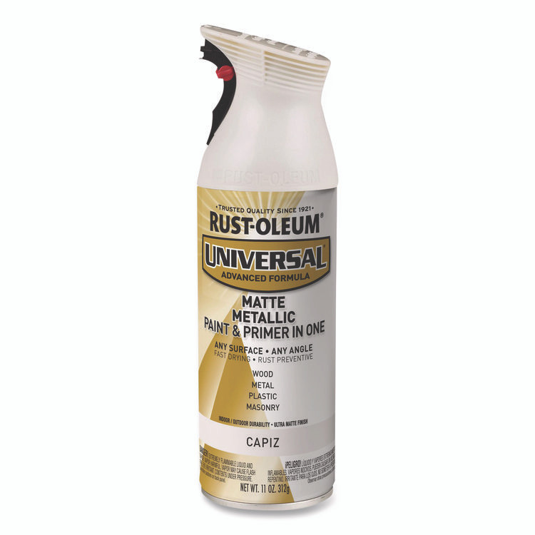 RUST-OLEUM CORPORATION 371597EA Universal Premium Spray Paint, Metallic Capiz, 11 oz Aerosol Can
