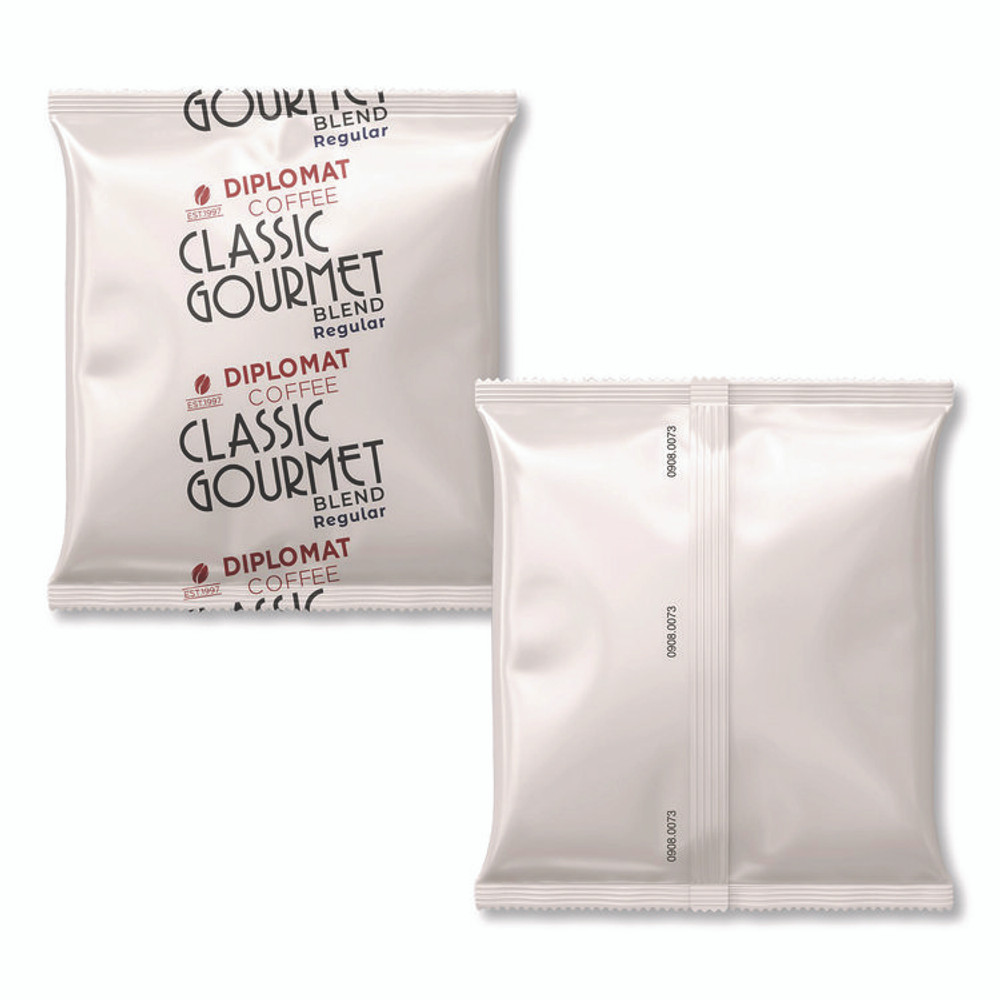 RDI USA Diplomat Coffee CLCCG25100R Classic Frac Pack, 2.5 oz, 100/Carton