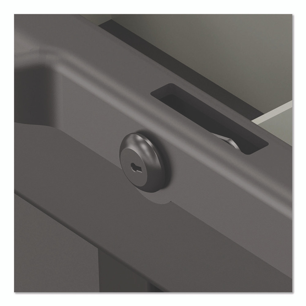 SUNCAST CORPORATION Commercial® HKCDRW2 Lockable Slide Drawer with Dividers for Suncast Commercial Full-Size Housekeeping Carts HKC1000/HKC2000, Plastic, Black