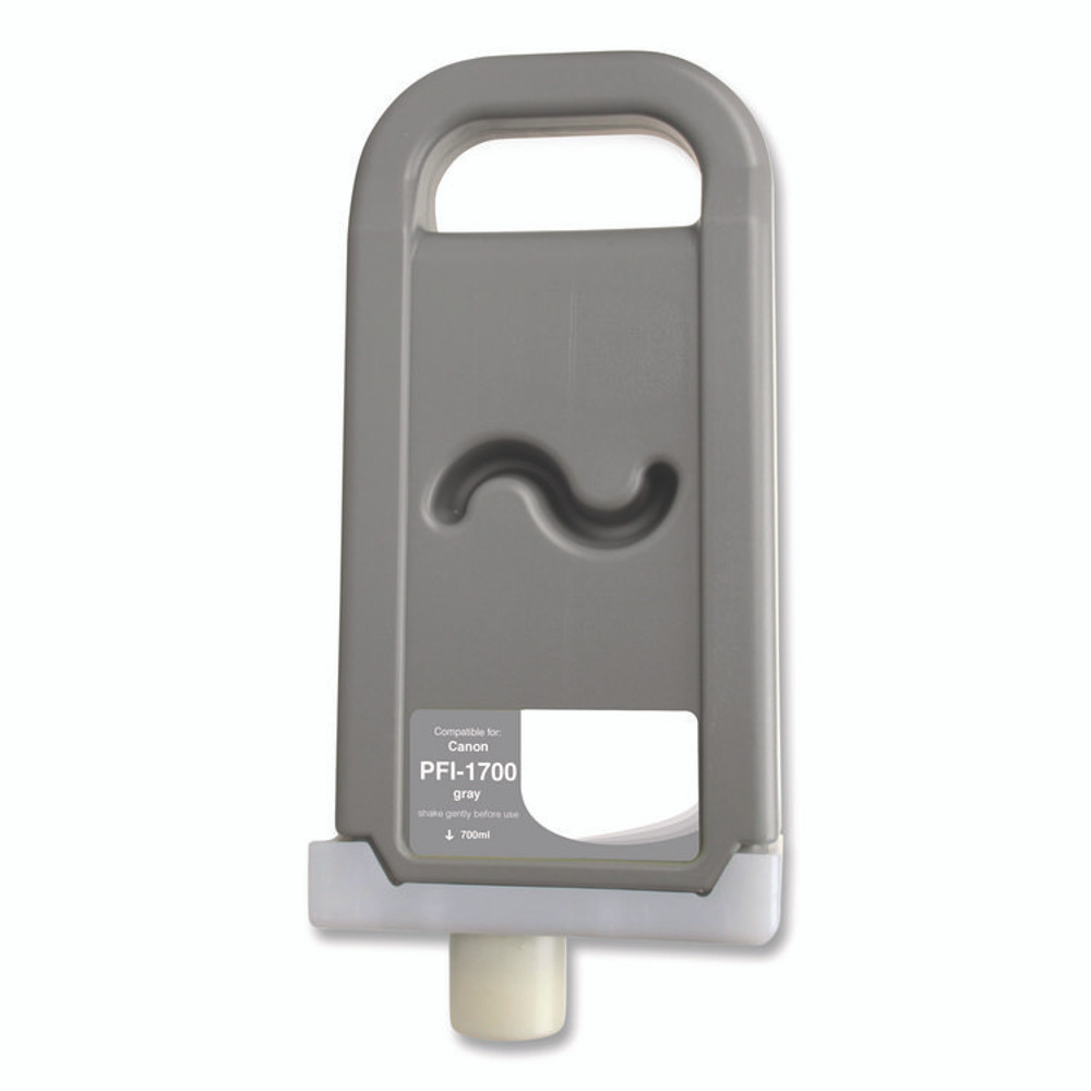 CLOVER IMAGING GROUP WCPFI1700G Compatible Gray Ink, Replacement for PFI-1700 (0781C001AA), 700 mL