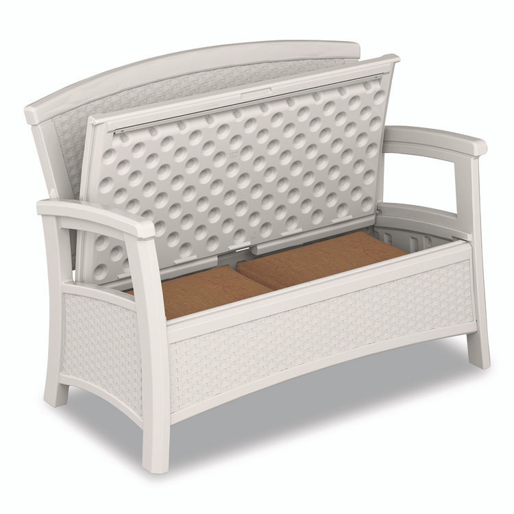 SUNCAST CORPORATION BMWB5000CB Elements Loveseat with Storage, 47" x 29.75" x 35.5", Ice Cube