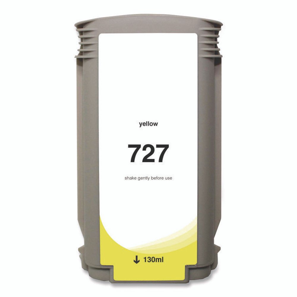 CLOVER IMAGING GROUP WH727Y Compatible Yellow Ink, Replacement for 727 (B3P21A), 130 mL