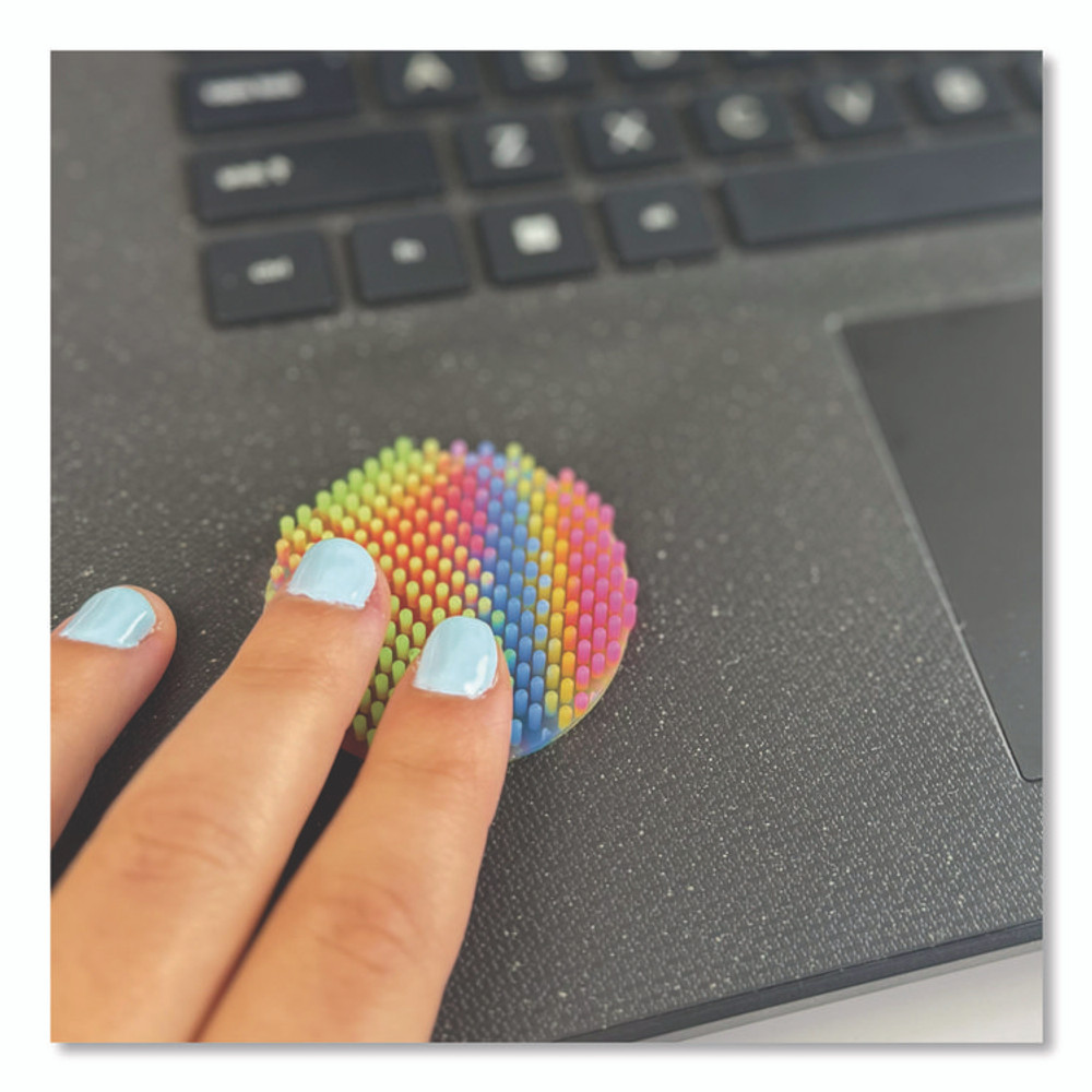 THE PENCIL GRIP TPG Creations™ 89724 Silicone Zen, Dots, Ages 6 and Up, Multicolor Dots, 3/Pack, 24 Packs/Carton