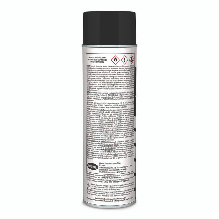 PLZ CORP Claire® SW293 Precsion Contact Cleaner, 20 oz Aerosol Spray, 12/Carton