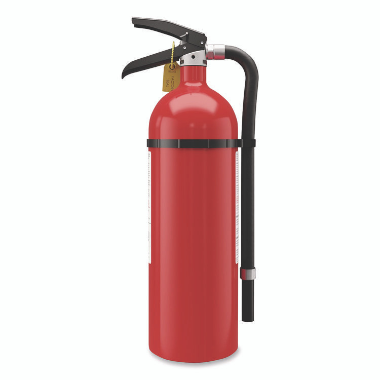 KIDDE 21032143 Pro-5MP Series Fire Extinguisher, with Bracket/Metal Strap, 3-A, 40-B:C, 5.5 lbs