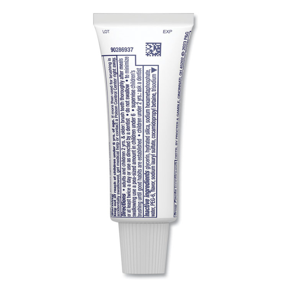 PROCTER & GAMBLE Crest® 06623 3D White Brilliance Advanced Whitening Technology + Advanced Stain Protection Toothpaste, 0.85 oz Tube, 72/Carton
