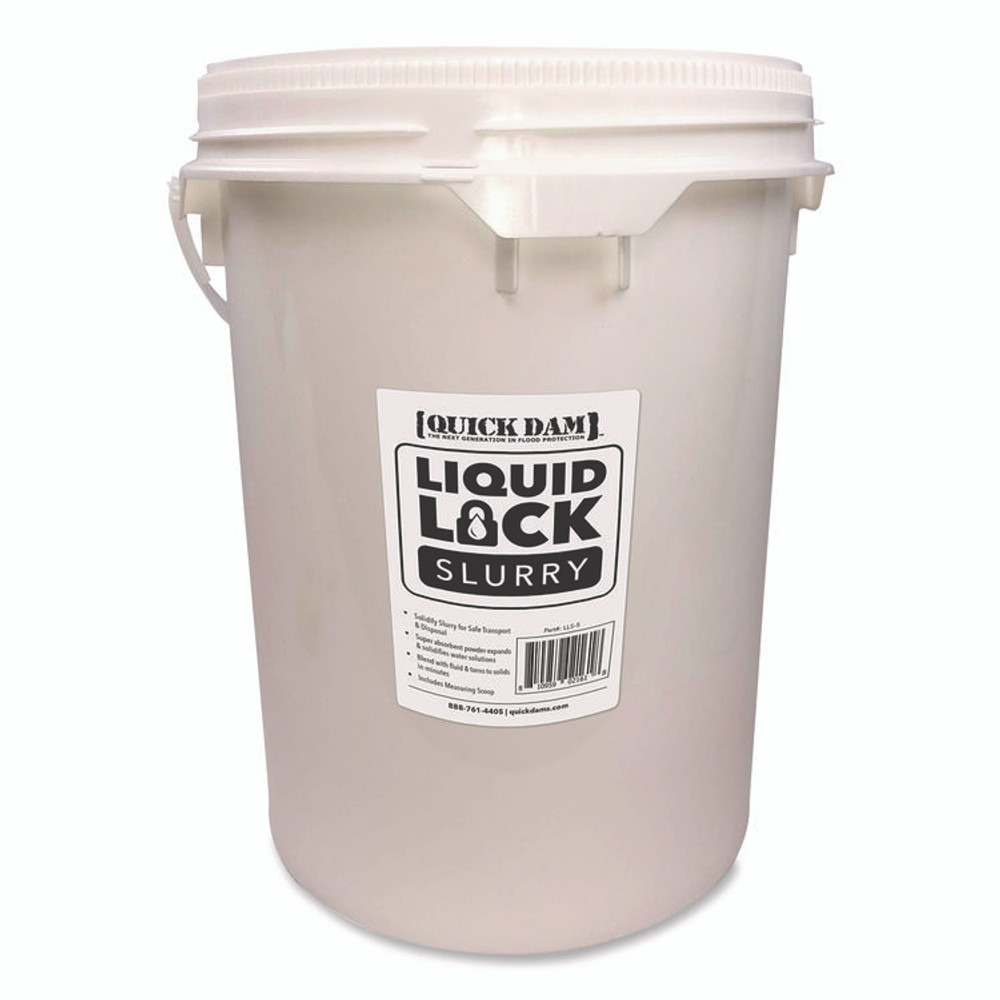 ABSORBENT SPECIALTY PRODUCTS Quick Dam LLS5 Liquid Lock Slurry, 2,500 gal, 5 gal Bucket