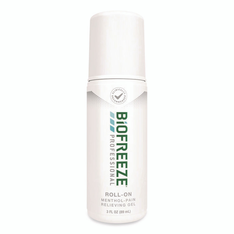PERFORMANCE HEALTH BIOFREEZE® 540935 Professional Green Roll-On Topical Analgesic Pain Reliever, 3 oz Roll-On