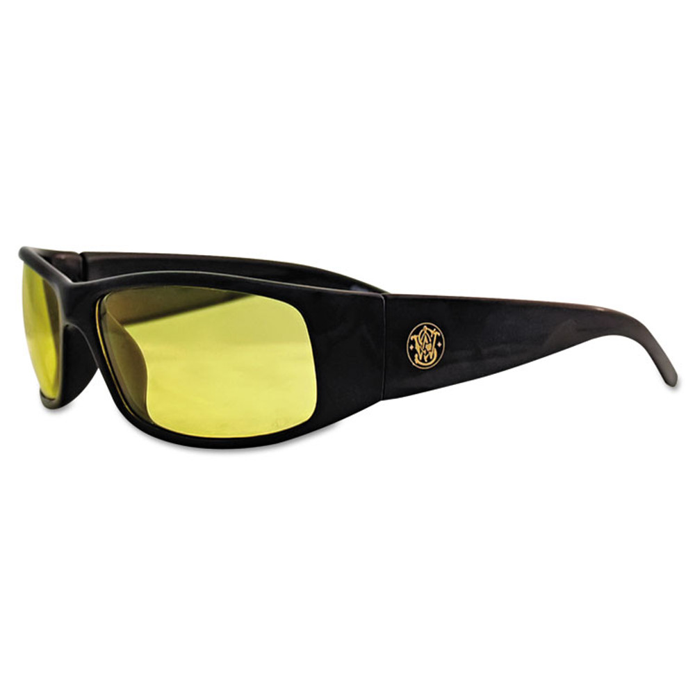 SMITH AND WESSON & 21305 Elite Safety Glasses, Amber Anti-Fog Lens
