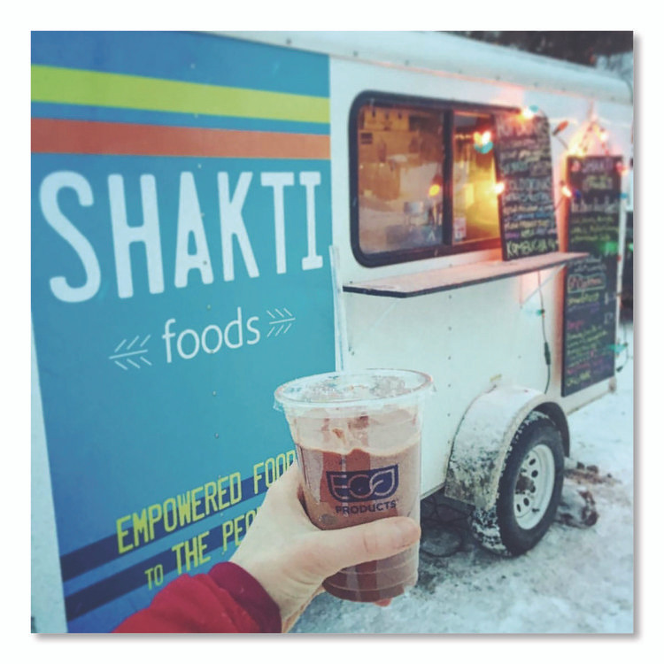 ECO-PRODUCTS,INC. EP-CR24 BlueStripe Recycled Content Clear Plastic Cold Drink Cups, 24 oz, 600/Carton