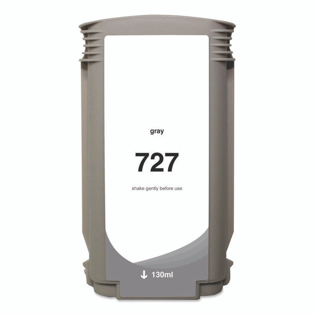 CLOVER IMAGING GROUP WH727GY Compatible Gray Ink, Replacement for 727 (B3P24A), 130 mL