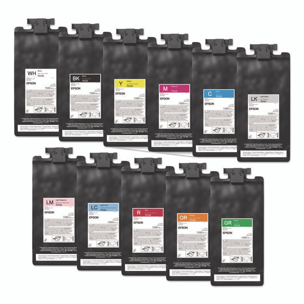 EPSON AMERICA, INC. T51U320 T51U320 (T51U) UltraChrome GS3 Eco-Solvent Ink, 1.5 L, Magenta