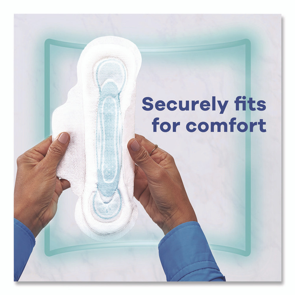 PROCTER & GAMBLE Always® 03368 Maxi Long Super Daytime Pad with Wings, Size 2, Super Absorbency, 18/Pack, 8 Packs/Carton