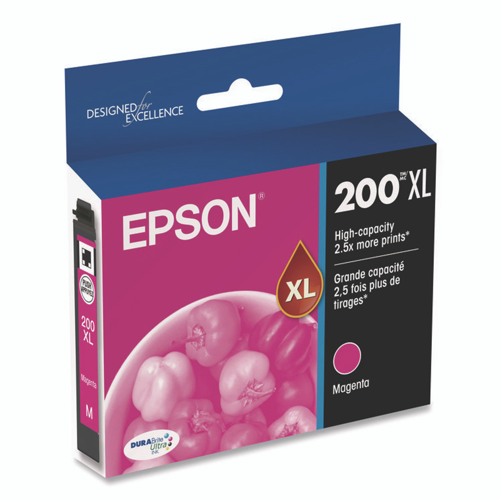 EPSON AMERICA, INC. T200XL320S T200XL320S (200XL) DURABrite Ultra High-Yield Ink, Magenta