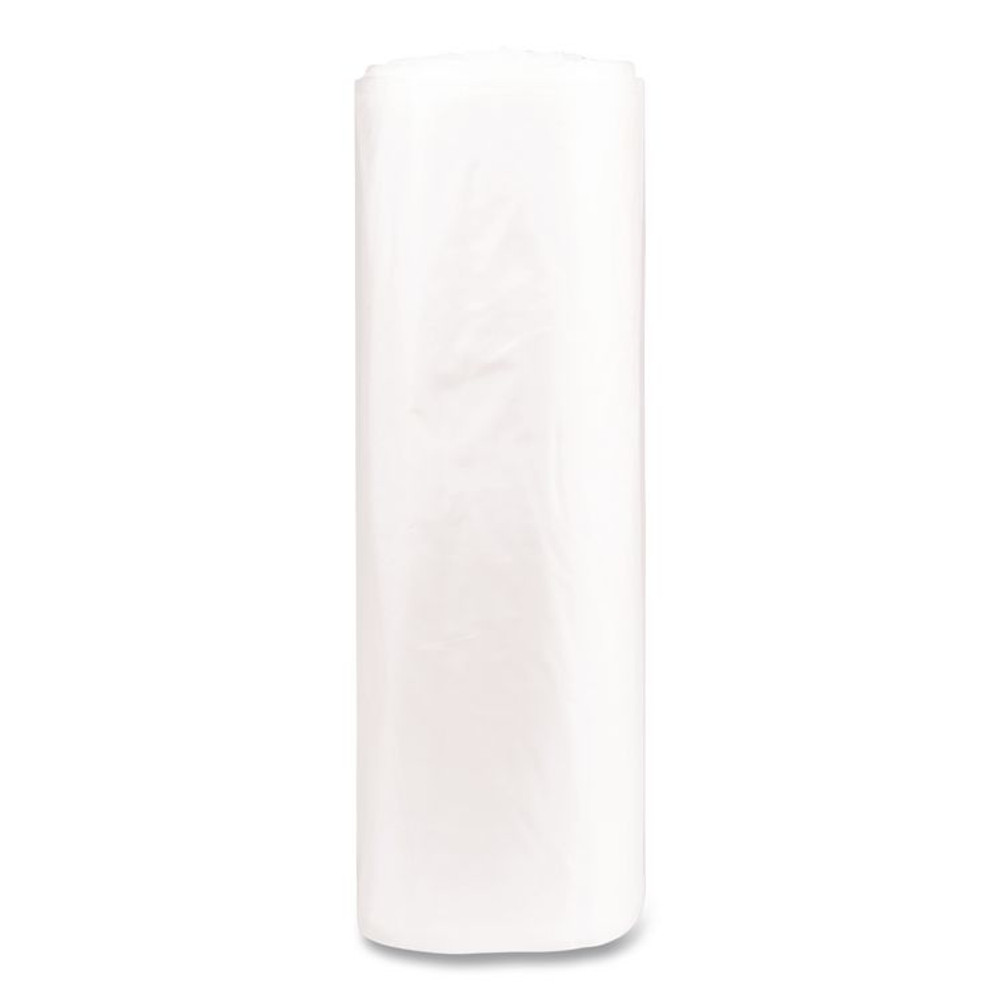 INTEGRATED BAGGING SYSTEMS Inteplast Group SLW4046SPNS Institutional Low-Density Can Liners, 45 gal, 1.15 mil, 40" x 46", Natural, Interleaved Roll, 20 Bags/Roll, 5 Rolls/Carton