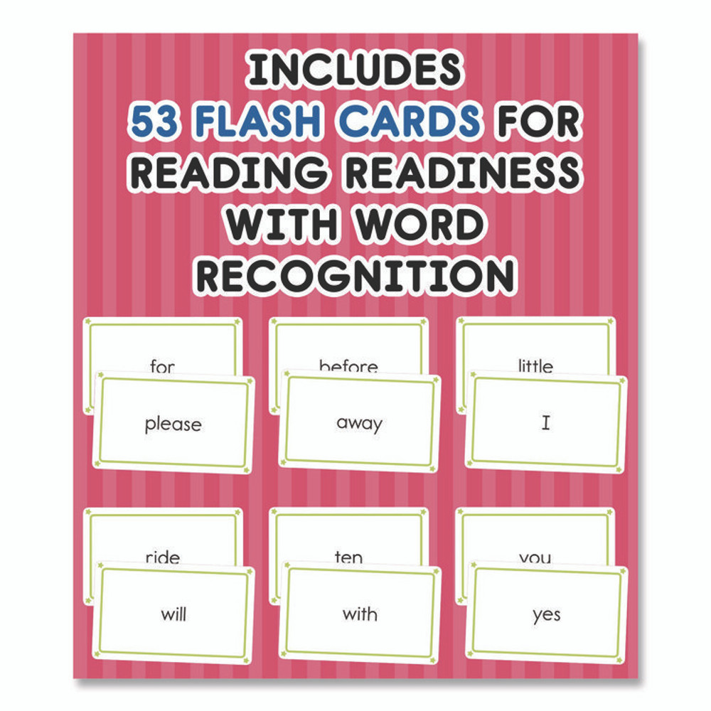 CARSON-DELLOSA EDUCATION 0769664709 Sight Words Flash Cards, Grades Pre-K to 1, 3.25" x 5.25", Assorted Colors, 54 Cards