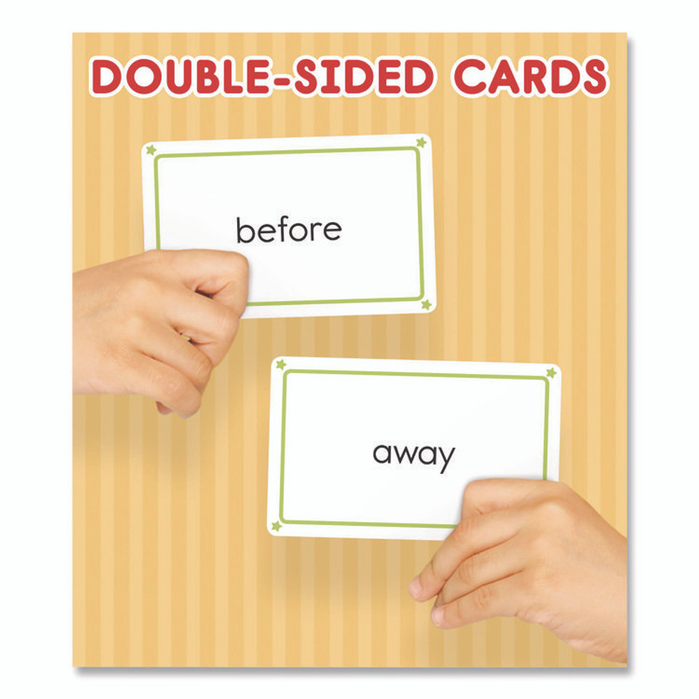 CARSON-DELLOSA EDUCATION 0769664709 Sight Words Flash Cards, Grades Pre-K to 1, 3.25" x 5.25", Assorted Colors, 54 Cards