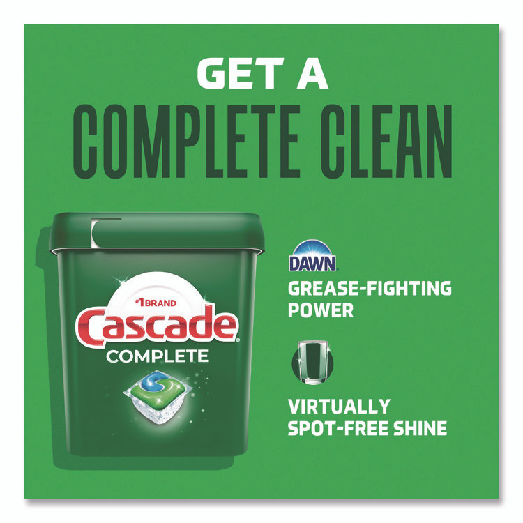 PROCTER & GAMBLE Cascade® 17626 Complete ActionPacs, Fresh Scent, 4 Pods/Pack, 30 Packs/Carton