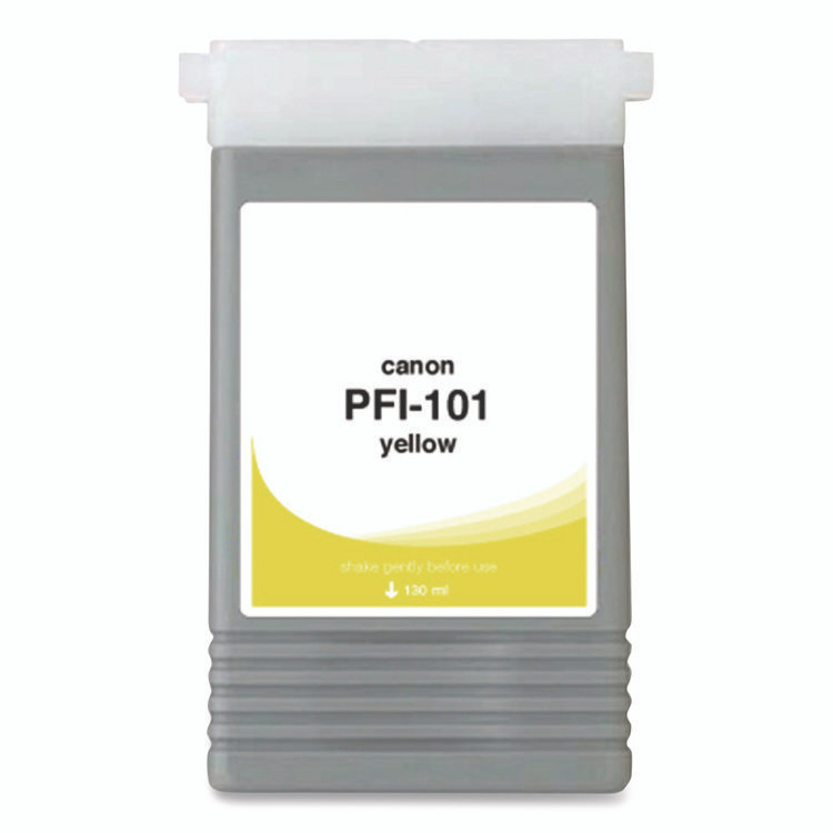 CLOVER IMAGING GROUP WCPFI101Y Compatible Yellow Ink, Replacement for PFI-101 (0886B001AA), 130 mL