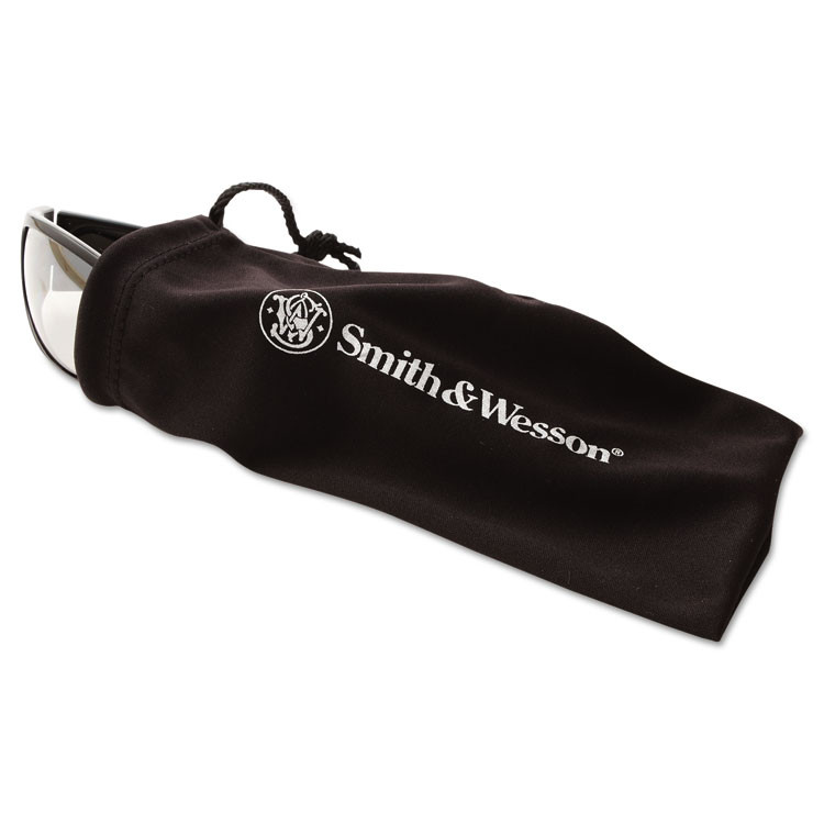 SMITH AND WESSON & 21306 Elite Safety Eyewear, Black Frame, Indoor/Outdoor Lens