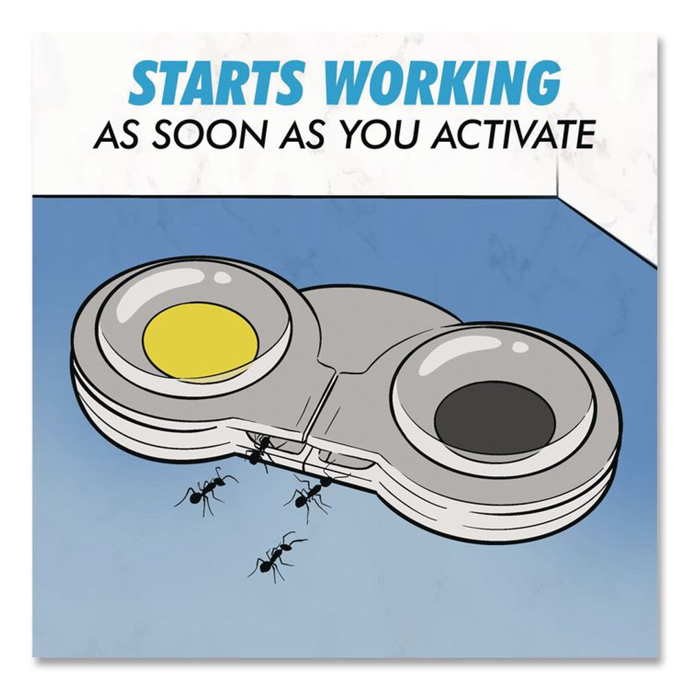 DIAL PROFESSIONAL Combat® 07172EA Max 2-in-1 Ant Bait, 0.84 oz, 4 Bait Stations