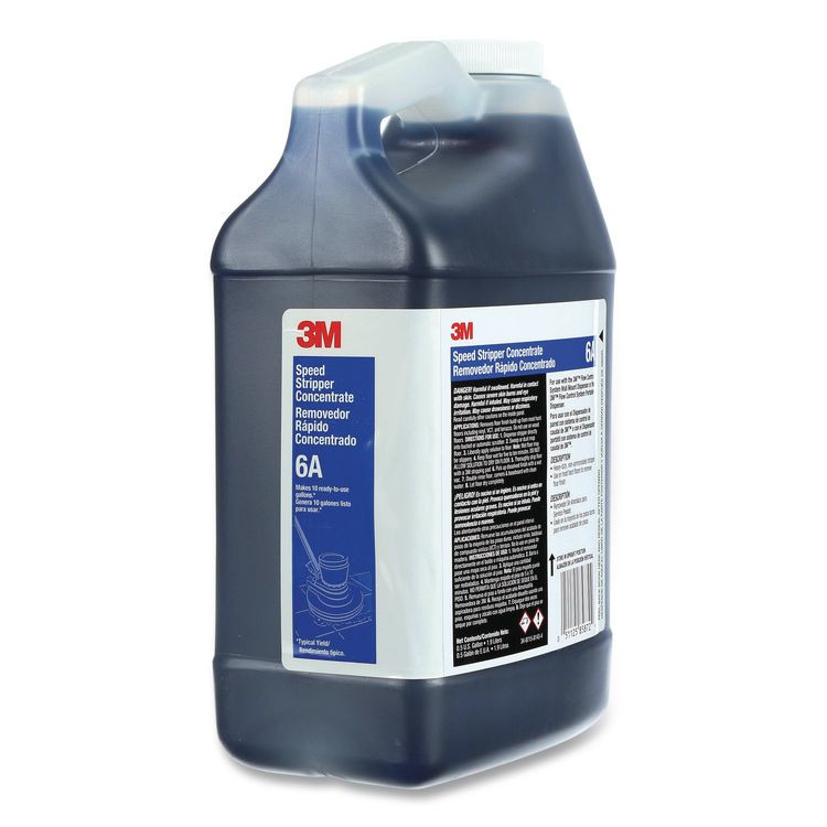 3M/COMMERCIAL TAPE DIV. 6A Speed Stripper Concentrate 6A, Mild Scent, 0.5 gal Bottle, 4/Carton