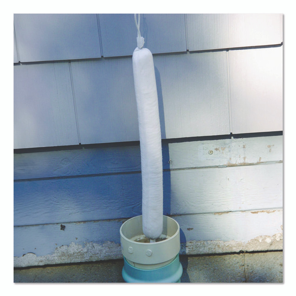 ABSORBENT SPECIALTY PRODUCTS Quick Dam SO15220 Monitor Well Socks for Oil and Sheen Removal, 0.4 gal, 1.5" x 2 ft, 20/Box