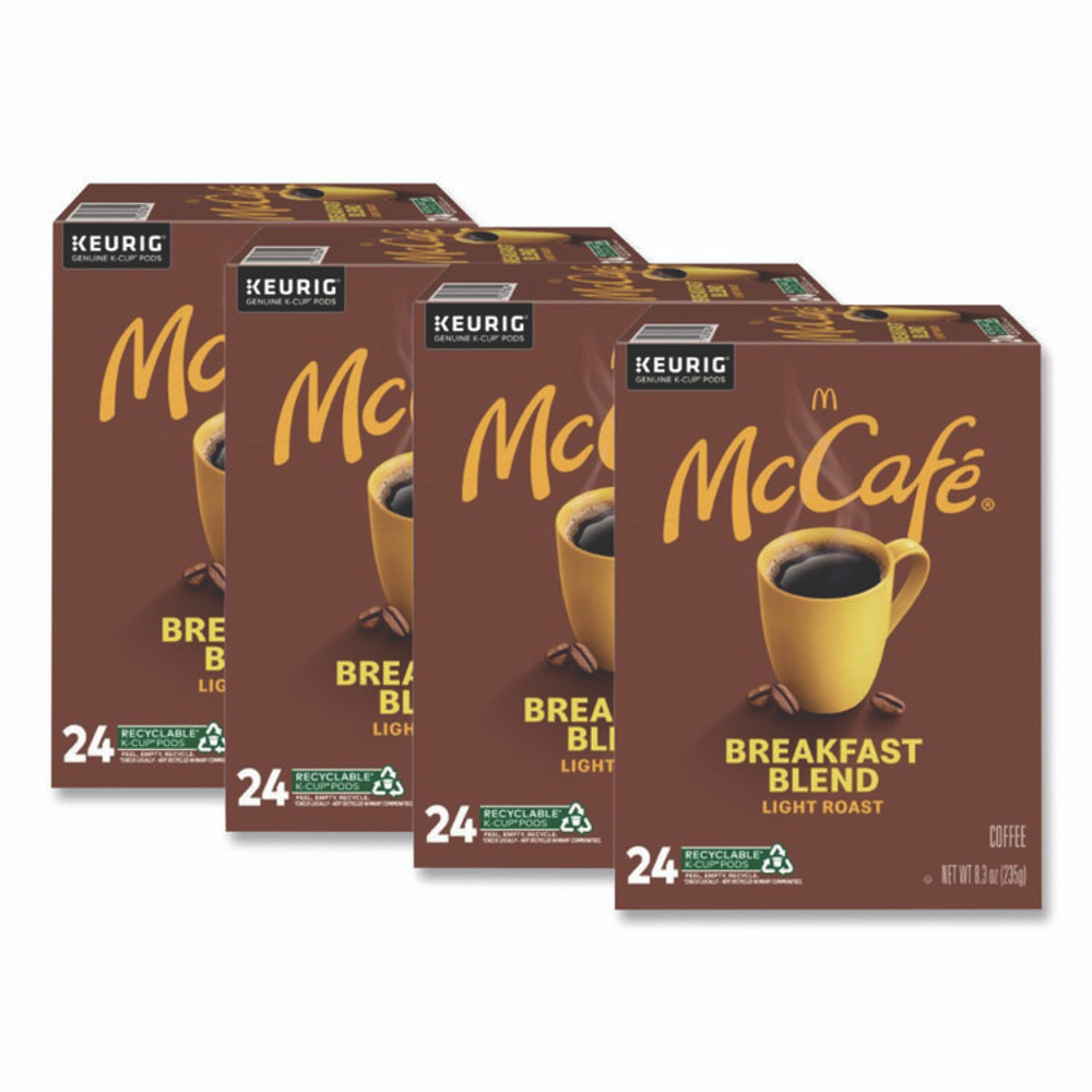 KEURIG DR PEPPER McCafe® 7468CT Breakfast Blend K-Cup, 24/Box, 4 Boxes/Carton