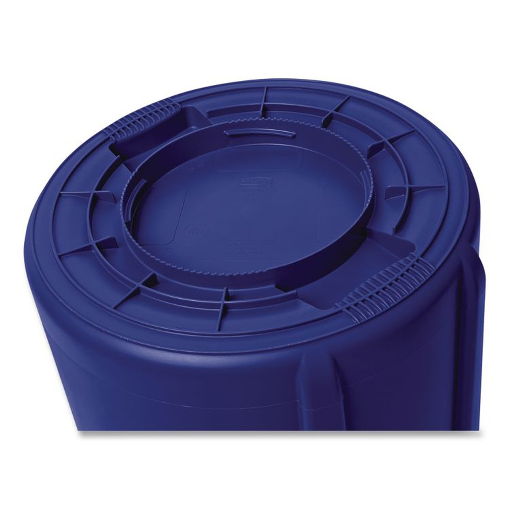 RUBBERMAID COMMERCIAL PROD. 1779699CT Brute Container, 10 gal, Plastic, Blue