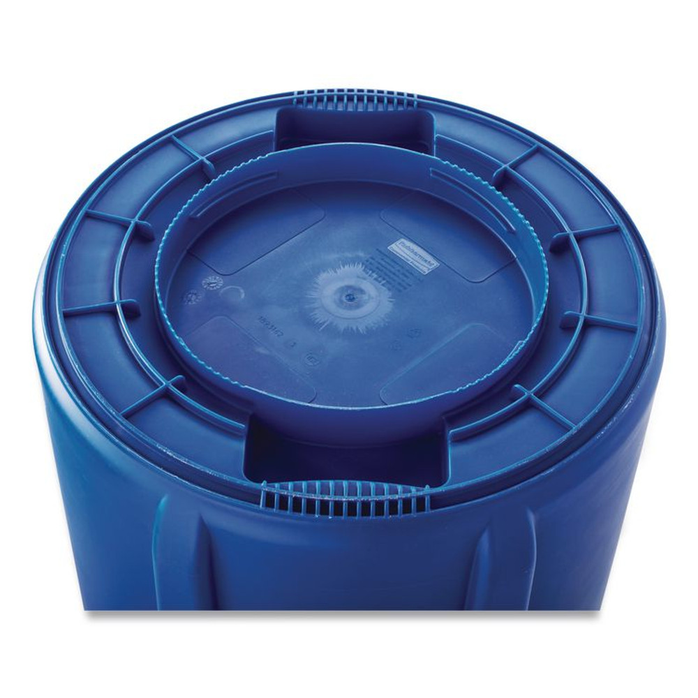 RUBBERMAID COMMERCIAL PROD. 1779699CT Brute Container, 10 gal, Plastic, Blue