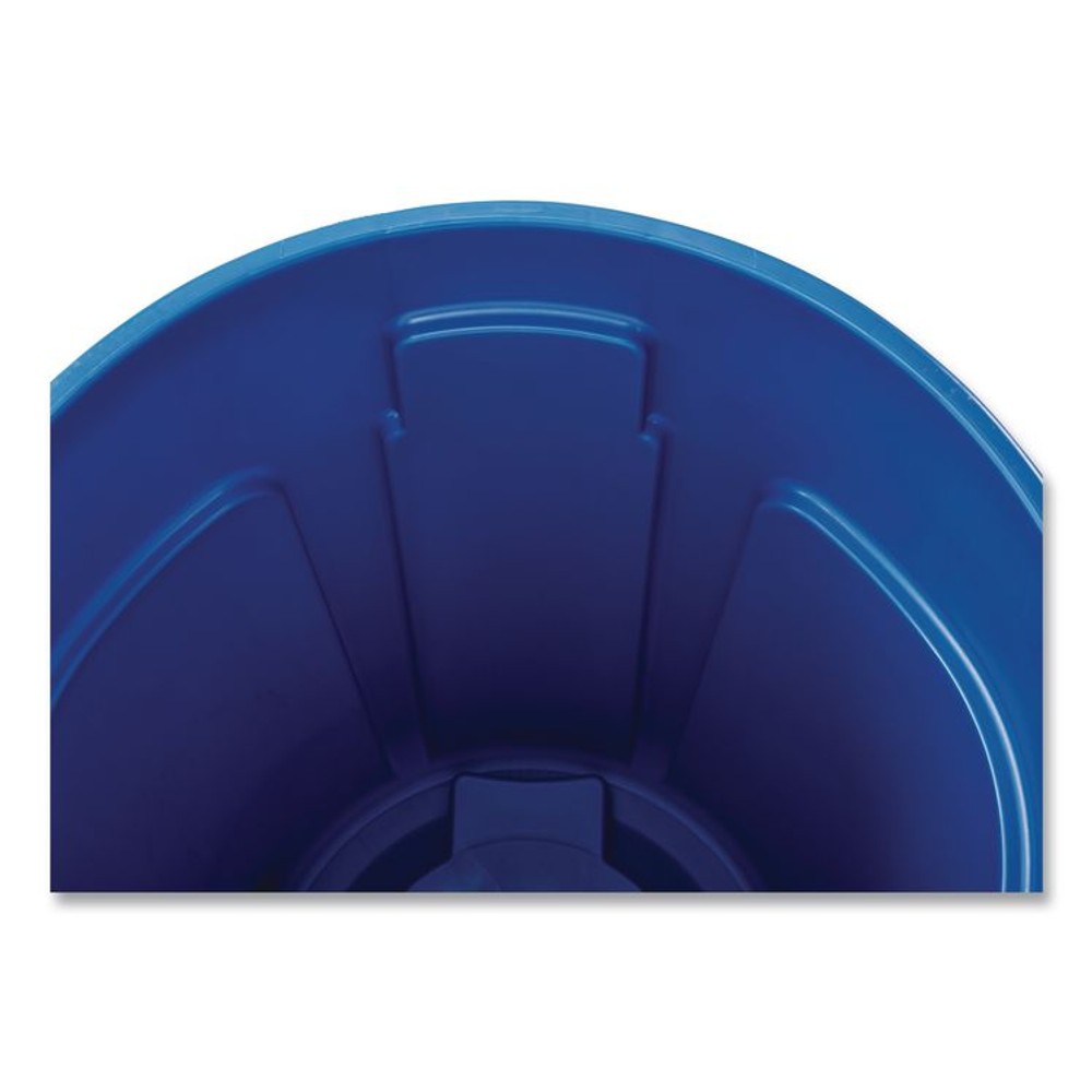 RUBBERMAID COMMERCIAL PROD. 1779699CT Brute Container, 10 gal, Plastic, Blue