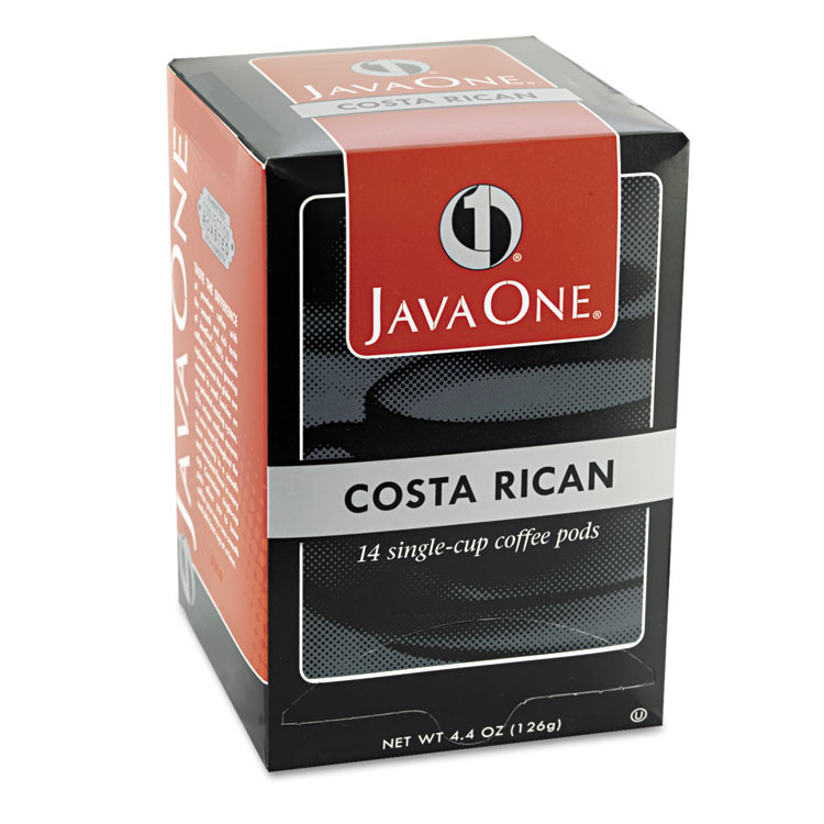 JAVA TRADING CO. One® 30400 Coffee Pods, Estate Costa Rican Blend, Single Cup, 14/Box