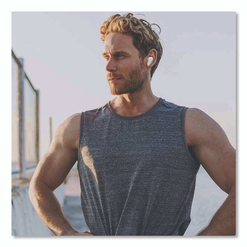 CREATIVE MARKETING, INC. Morpheus 360® TW1800W Nemesis True Wireless Earbuds, White