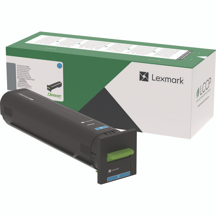 LEXMARK INT'L, INC. 82K0UCG 82K0UCG Ultra High-Yield Toner, 55,000 Page-Yield, Cyan