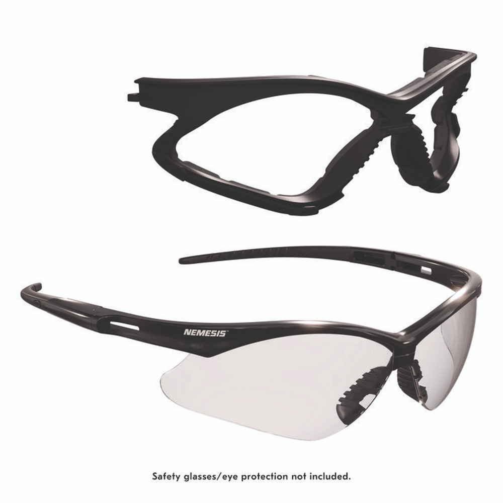 SMITH AND WESSON KleenGuard™ 55957 Nemesis Foam Gasket Attachable Eyewear Accessory, Black, 24/Carton
